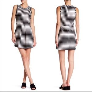 Madewell Black & Cream A-line Dress | Womens Size m